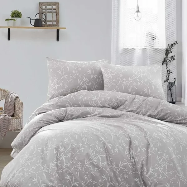 Lenjerie King size DELUXE Ecosse Dante Gri