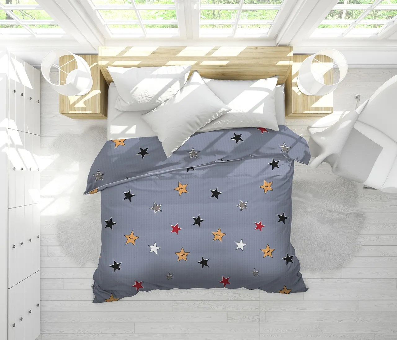 Pilota Alcam Pilota Alcam Night microfibra matlasata 180x200cm 250gr/mp