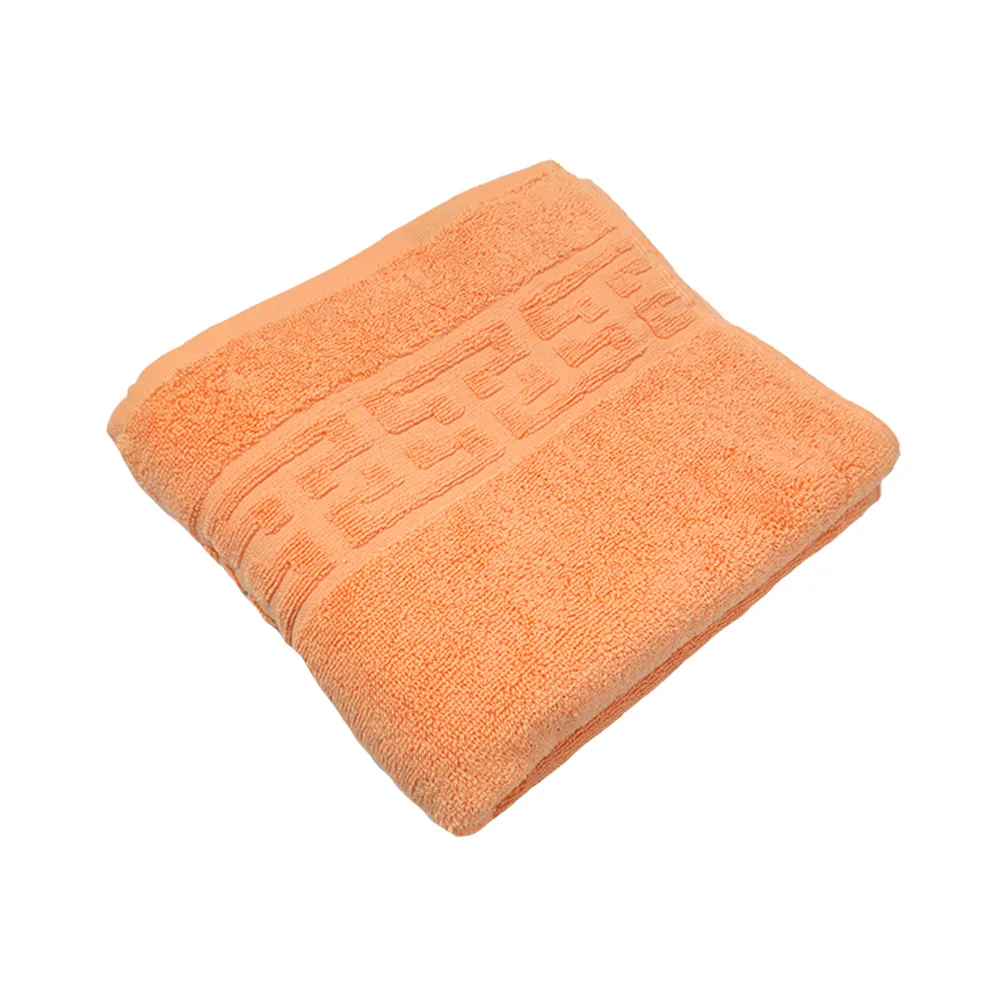 Prosop 50×90 cm Bumbac 500 gr/mp Greek Border Peach Prosop 50×90 cm Bumbac 500 gr/mp Greek Border Peach