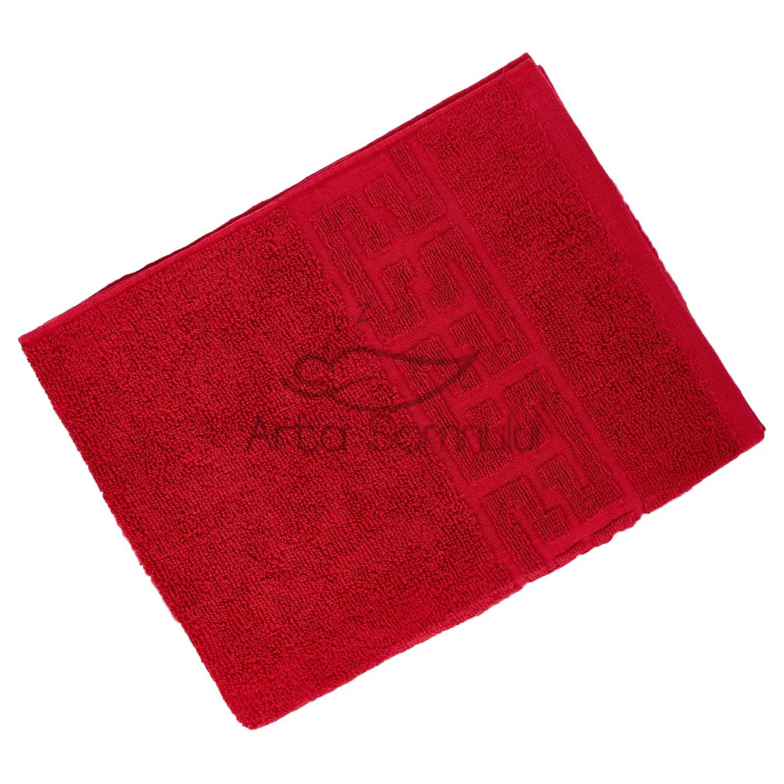 Prosop Bumbac Greek Border Red 50×90cm Prosop Bumbac Greek Border Red 50×90cm