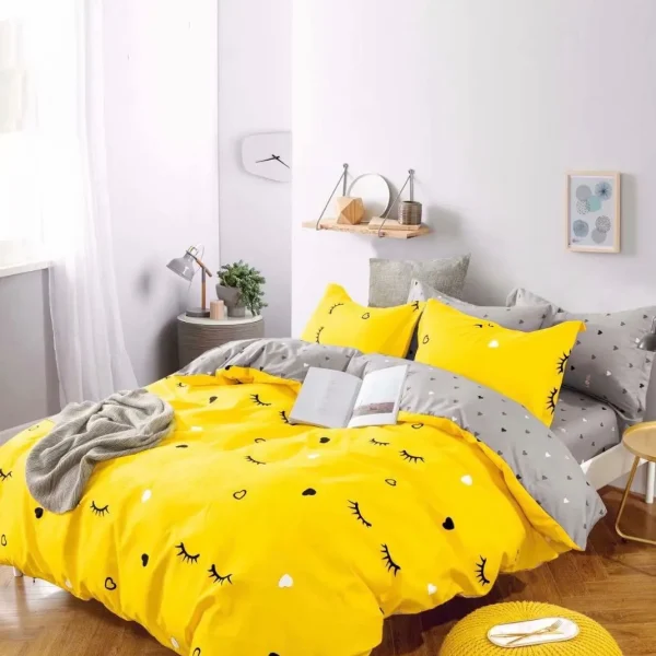 Lenjerie de pat Finet 6 piese cu elastic JLF13