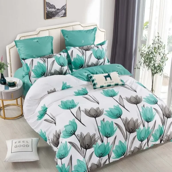 Lenjerie de pat Finet 6 piese cu elastic JLF23