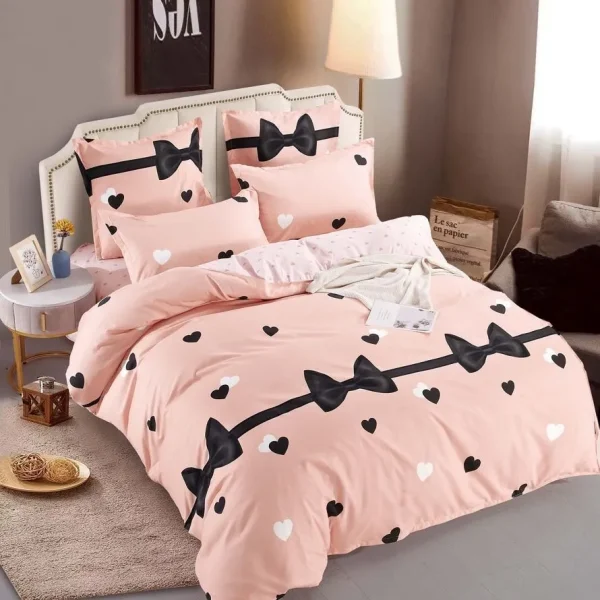 Lenjerie de pat Finet 6 piese cu elastic JLF24