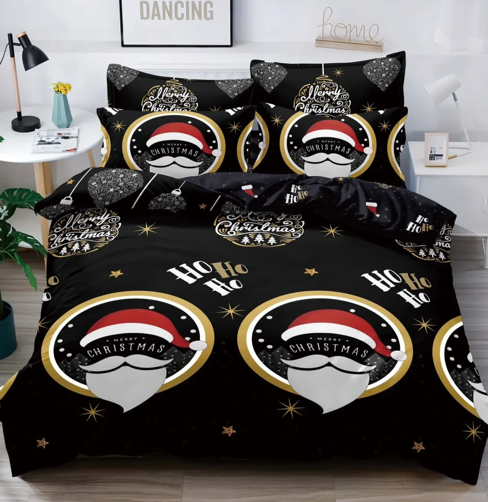 Black Friday Lenjerie Craciun Finet Bumbac 6 Piese XMS-10