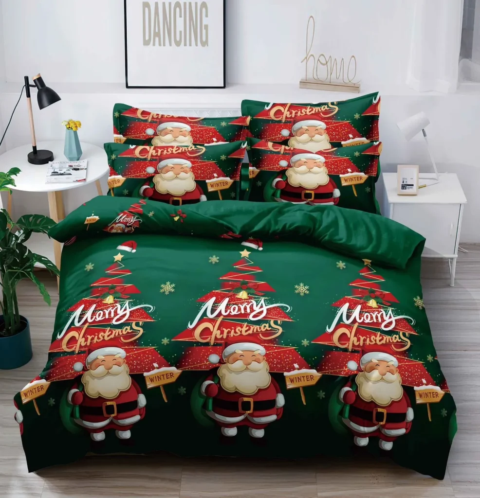 Black Friday Lenjerie Craciun cu Elastic Finet Bumbac 6 Piese XMS-28