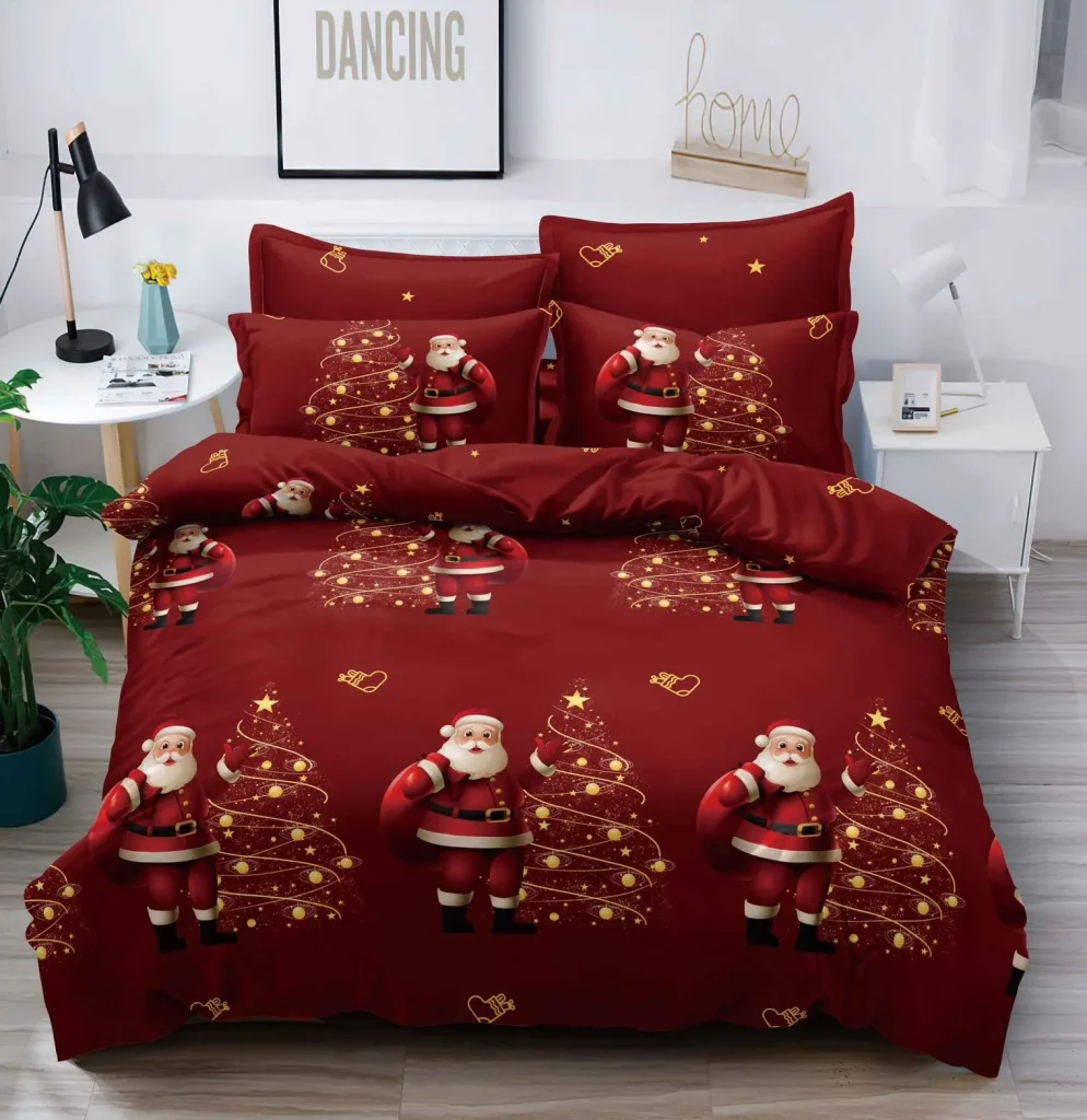 Black Friday Lenjerie Craciun cu Elastic Finet Bumbac 6 Piese XMS-29