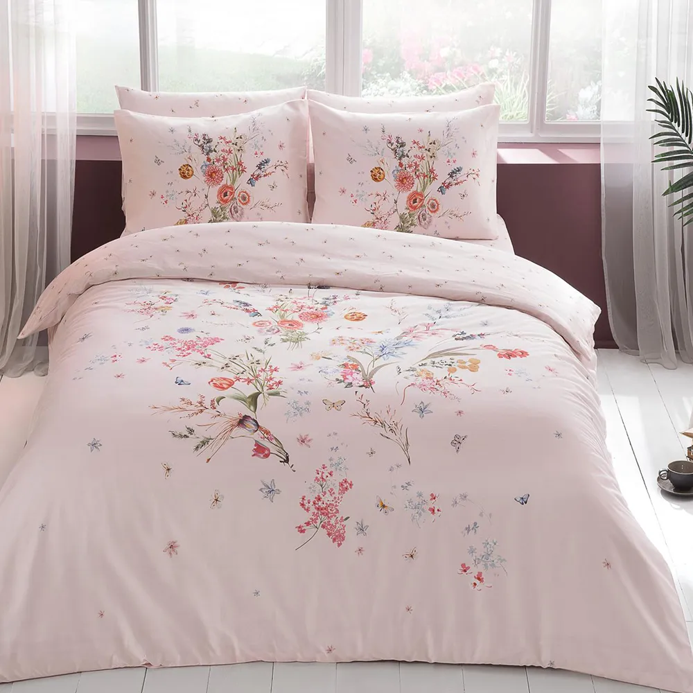 Lenjerie king size 5 piese Martha 100% bumbac satinat TAC Mako Lenjerie king size 5 piese Martha 100% bumbac satinat TAC Mako