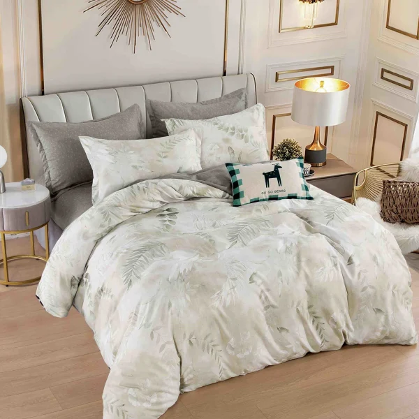 Lenjerie de pat Finet 6 piese cu elastic JLF118