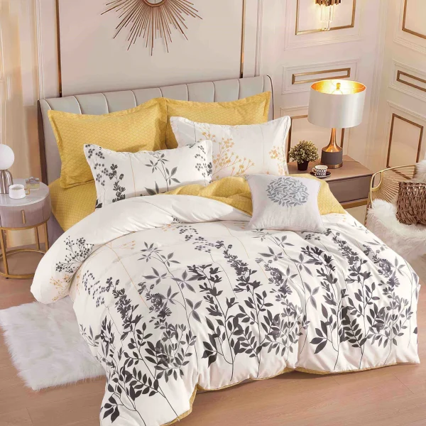 Lenjerie de pat Finet 6 piese cu elastic JLF120