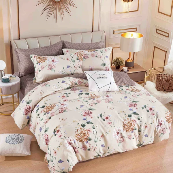 Lenjerie de pat Finet 6 piese cu elastic JLF108