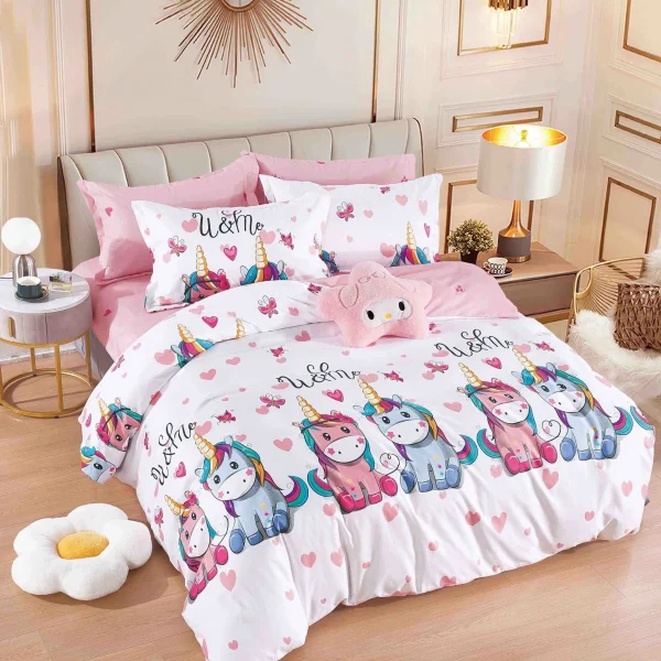 Lenjerie de pat Finet 6 piese cu elastic JLF86