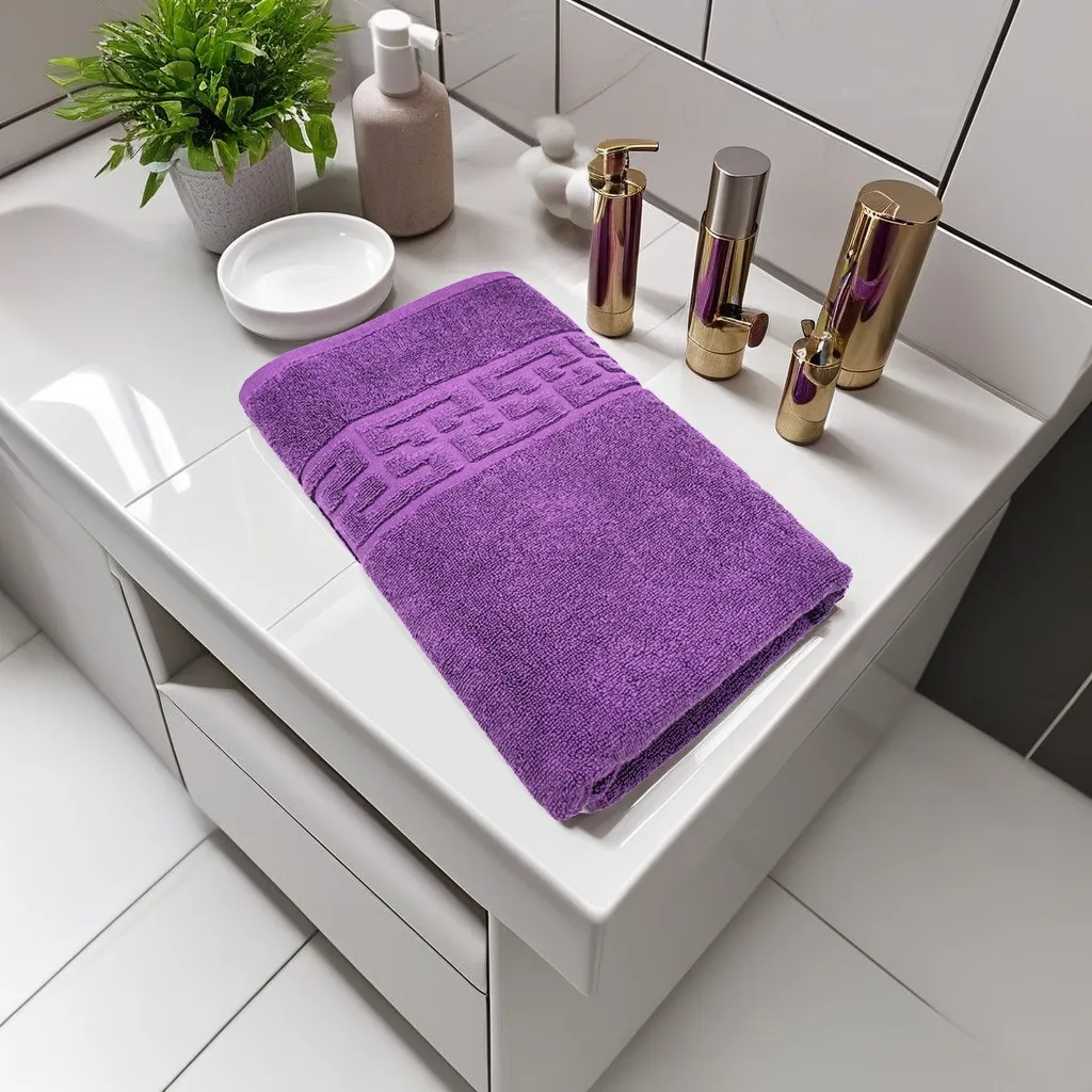 Prosop de Lux 50×90cm 100% Bumbac Pieptanat 650 g/mp-Mov Prosop de Lux 50×90cm 100% Bumbac Pieptanat 650 g/mp-Mov