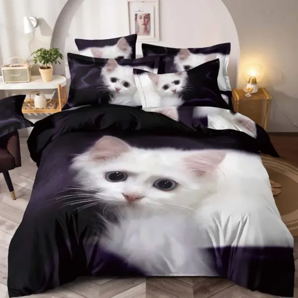 Lenjerie de pat 3D king size Finet 6 piese JFTD19