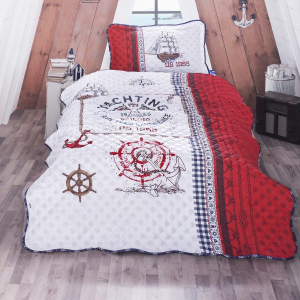 Cuvertură de pat Clasy Matlasată - o persoană (ALESTA) 2 piese