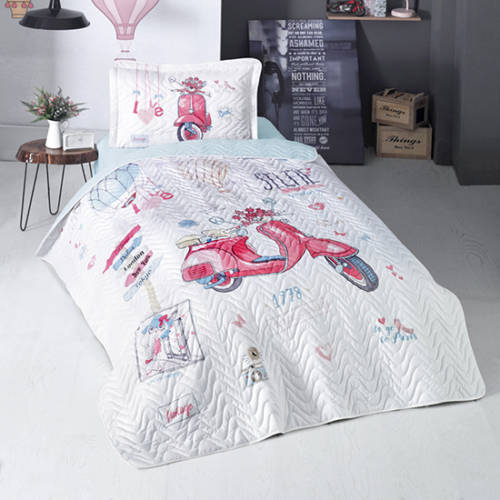 Cuvertură de pat Clasy Matlasată - o persoană (FREE GIRL) 2 piese