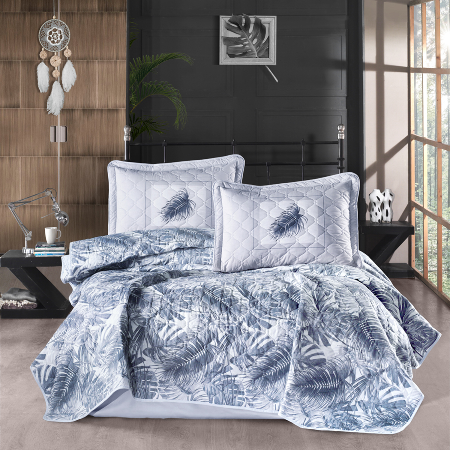 Puma-v1-ytk-ort Cuvertură de pat Clasy matlasată - 2 persoane (PUMA V1) 3 piese