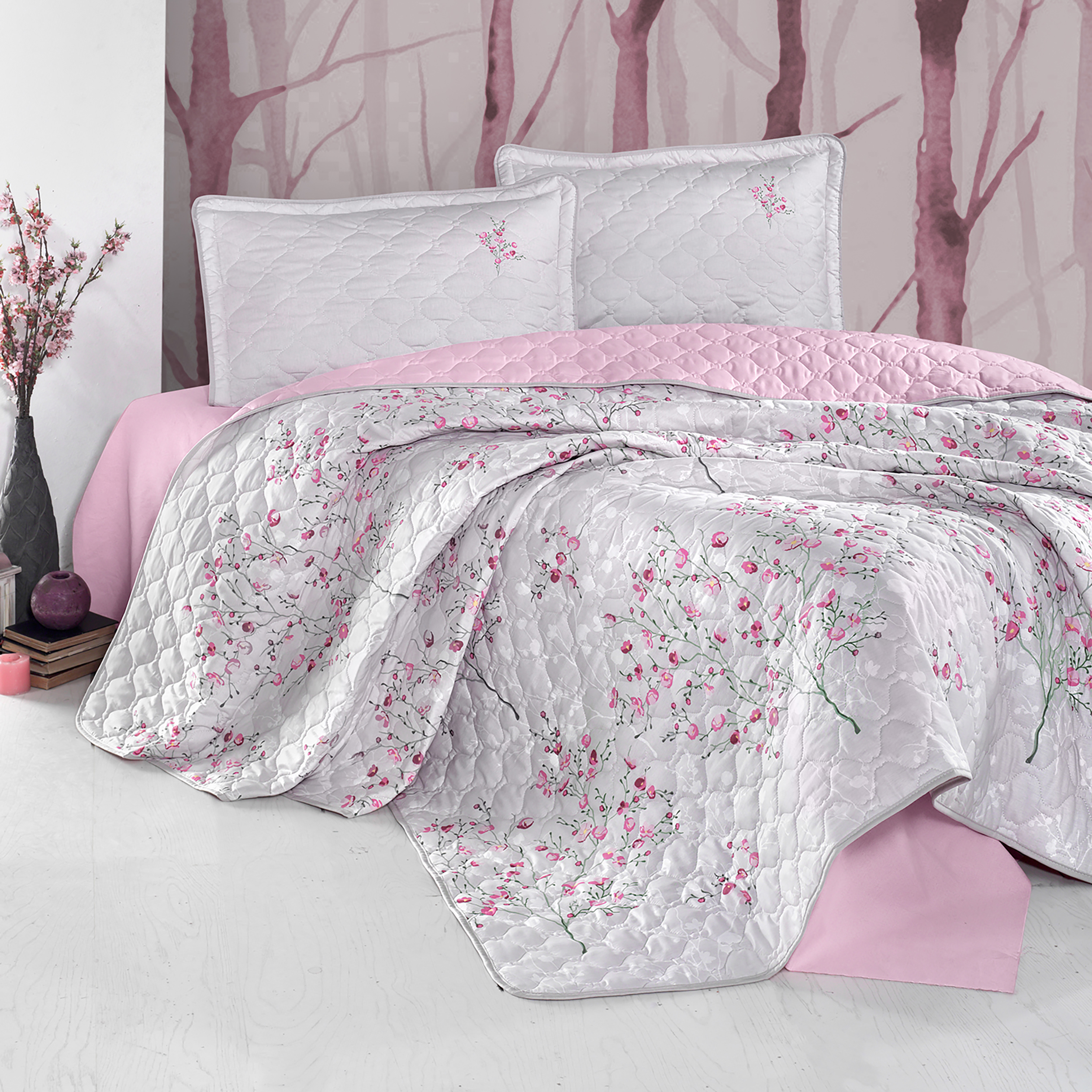 Salida-v2-ytk-ort Cuvertură de pat Clasy matlasată - 2 persoane (SALIDA V2) 3 piese