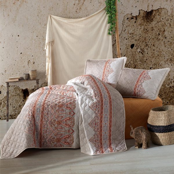 Cuvertură de pat Clasy matlasată - 2 persoane (URBAN) 3 piese