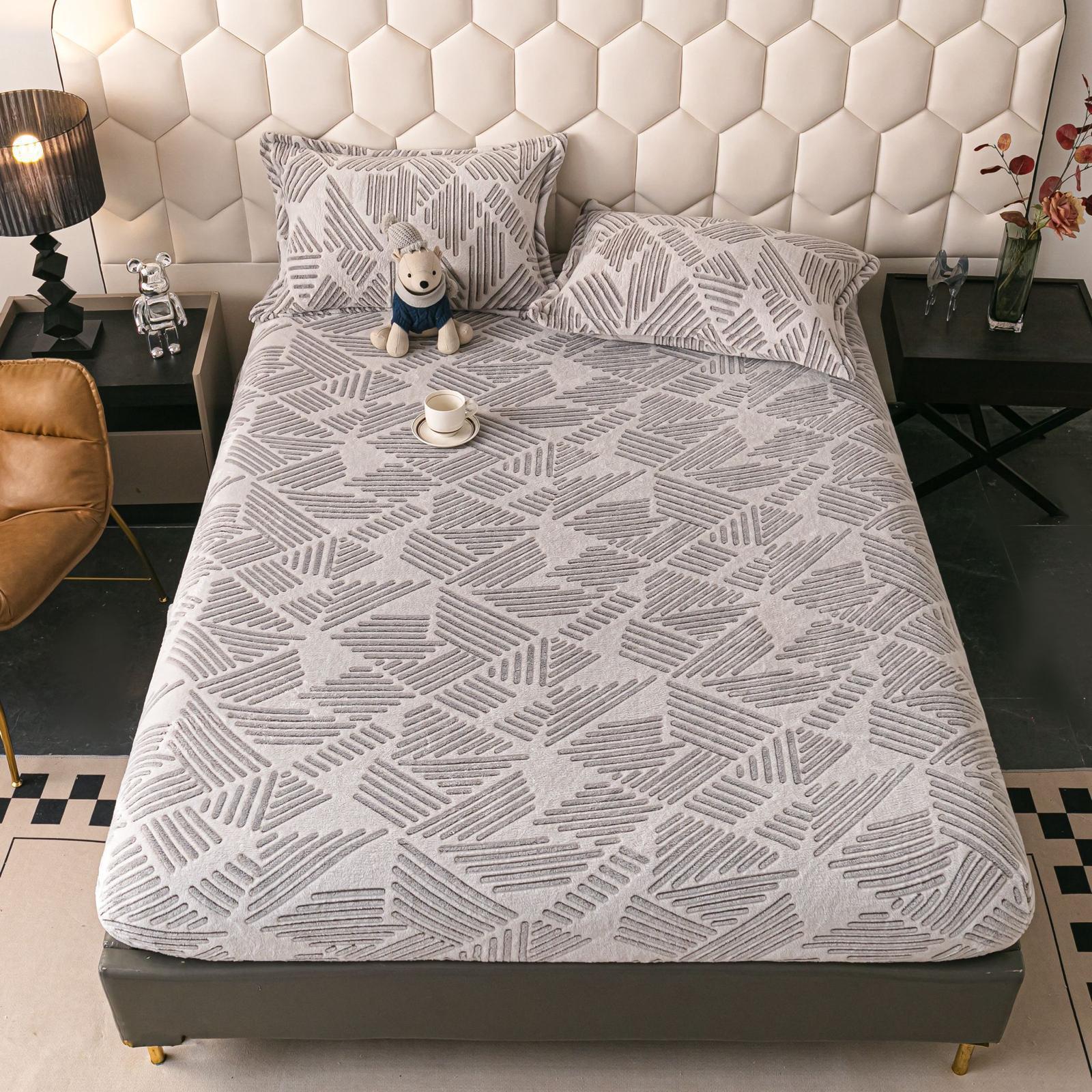 Husă de Pat Cocolino – 3 Piese, Cearșaf cu Elastic+2 fete de perna Husă de Pat Cocolino – 3 Piese, Cearșaf cu Elastic+2 fete de perna