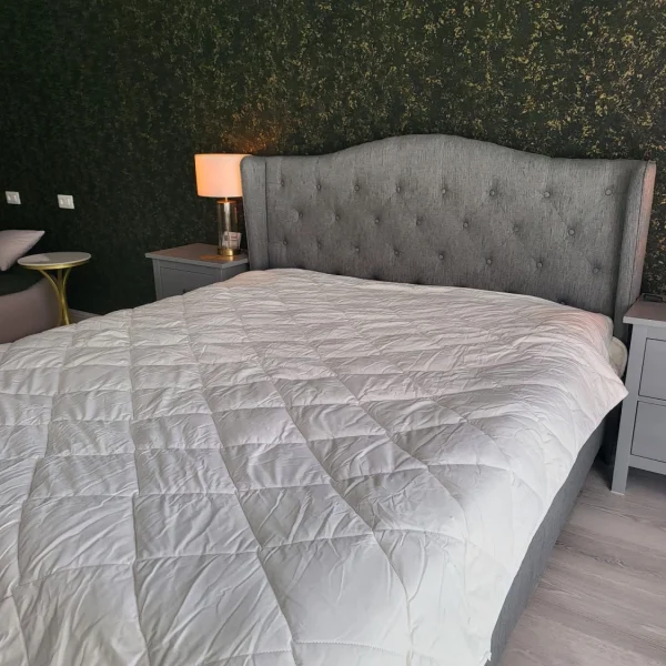 Pilota Lana Merino Comfort | 800 g/mp | 180x220 cm | 4 anotimpuri | alb