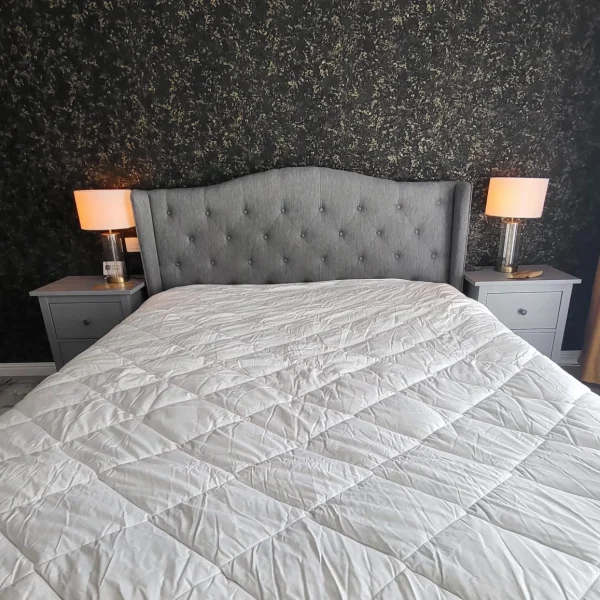 Pilota Lana Merino Premium | 1000 g/mp | 140x210 cm | 4 anotimpuri | alb