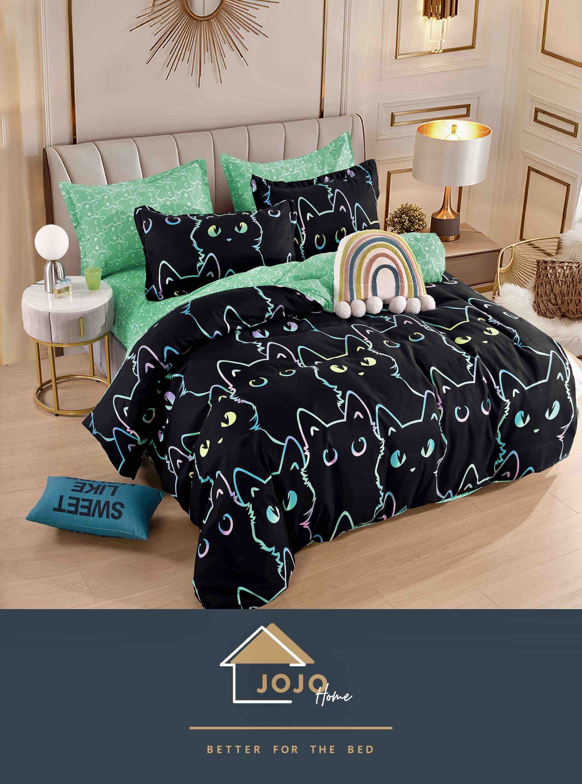 O376T7lKsLrR1bDpE9x.jpg Lenjerie de pat Finet 6 piese cearceaf clasic JLFN2627