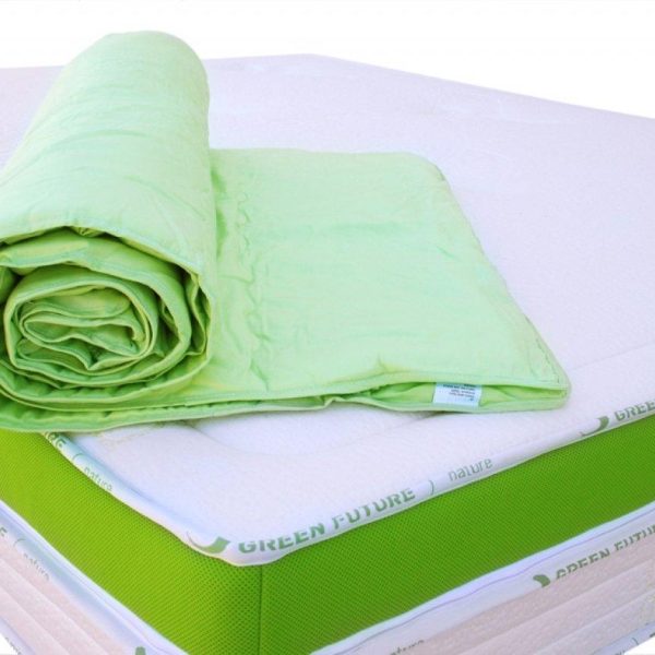 Protecție de saltea Bambus Nature 90x200cm Verde||Protecție de saltea Bambus Nature 90x200cm Verde