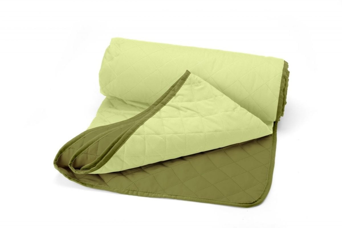 Cuvertura matlasata 2 fete 210x220cm Alcam Olive/Lime