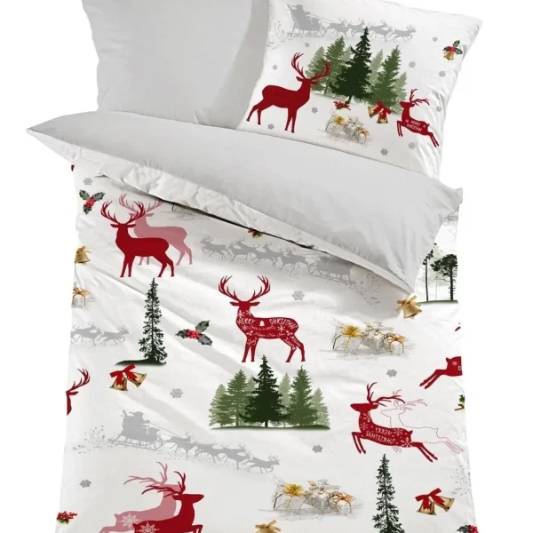 Lenjerie single 2 piese Colors of Fashion bumbac ranforce print 3D 308