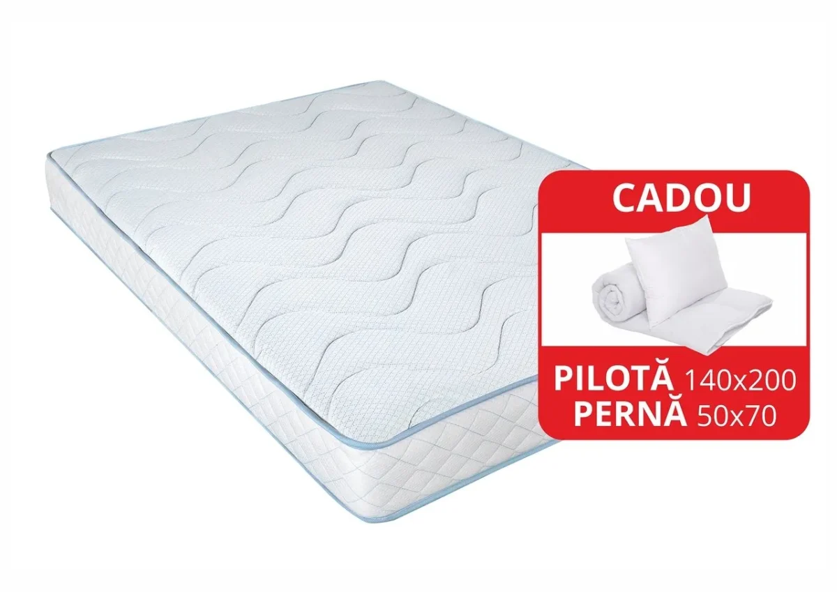 Saltea Memory Argentum Therapy PLUS 90x200cm Arctic Gel Super Ortopedica