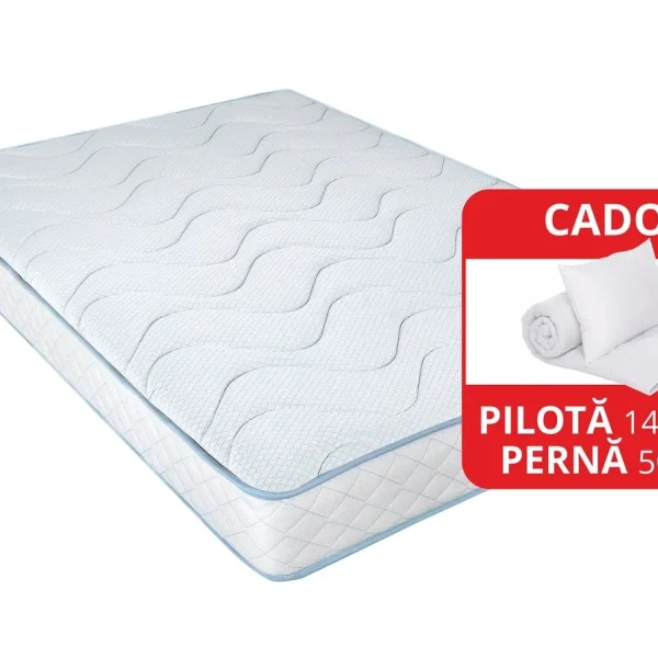 Saltea Memory Argentum Therapy PLUS 90x200cm Arctic Gel Super Ortopedica
