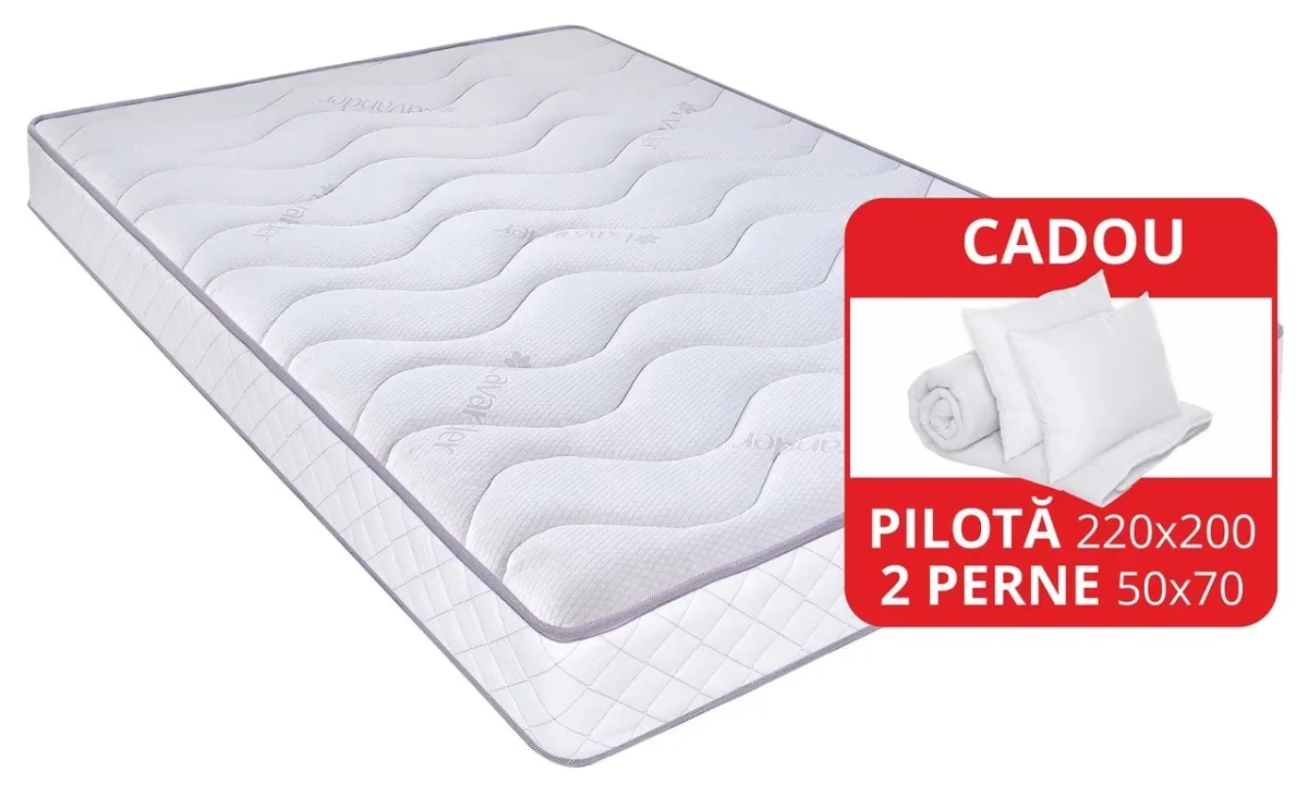 Saltea Lavanda Therapy PLUS 14+6 Memory Arctic Gel 140x200cm