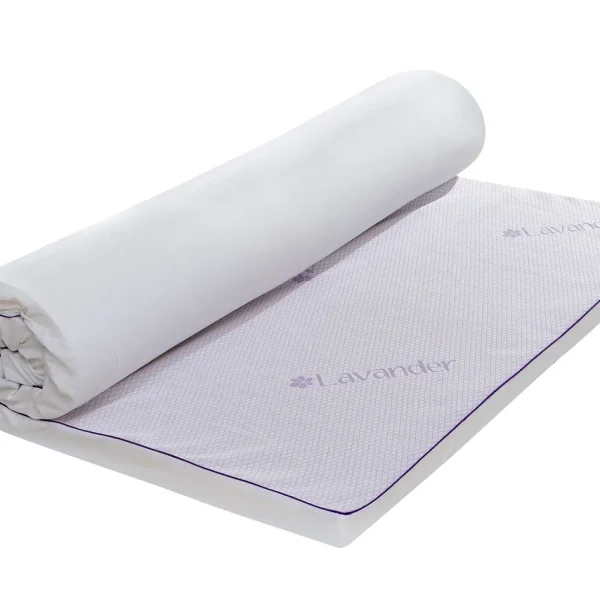 Topper saltea Memory 120x200cm Lavanda Therapy 5 cm