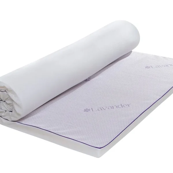 Topper saltea Memory Lavanda Therapy 7 zone de confort 180x200cm