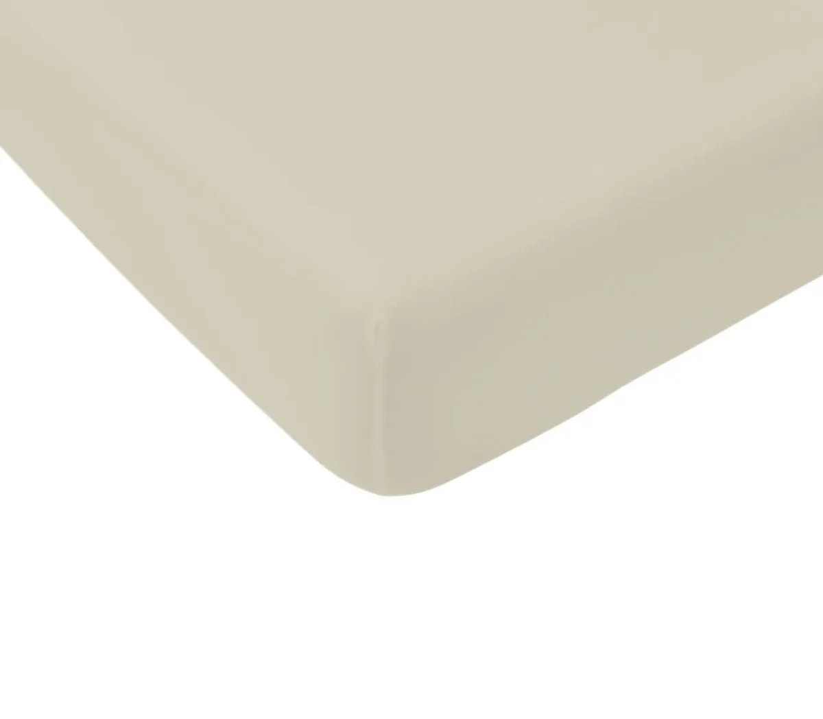 Cearceaf cu elastic Bedora bumbac ranforce 180x200cm bej