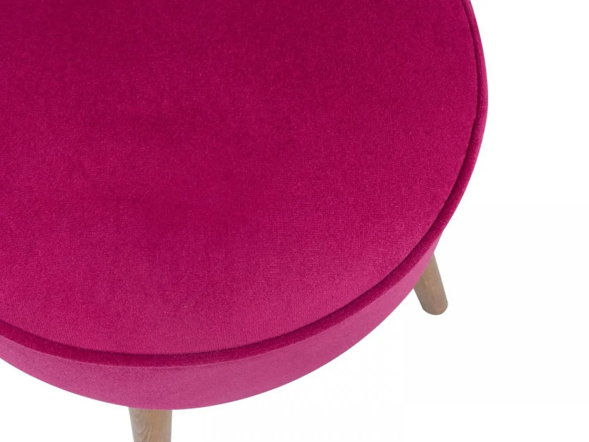 TABURET HEINNER ROTUND ALIZ FUCSIA