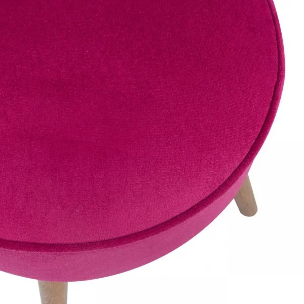 TABURET HEINNER ROTUND ALIZ FUCSIA