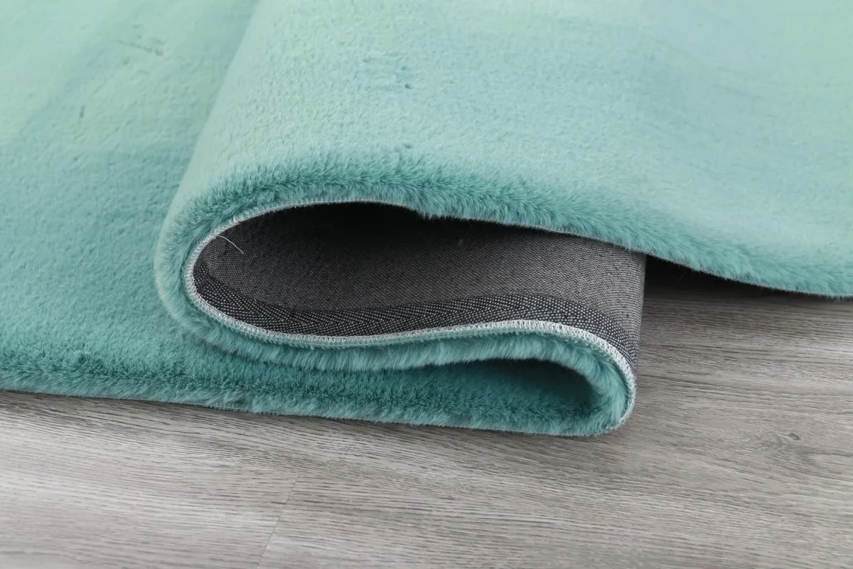 Covor Heinner Shaggy soft blanita 70x140cm Turcoaz