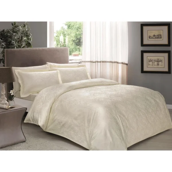 Lenjerie King Size Jacquard Daria Crem TAC