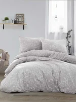 Lenjerie King size DELUXE Ecosse Dante Gri