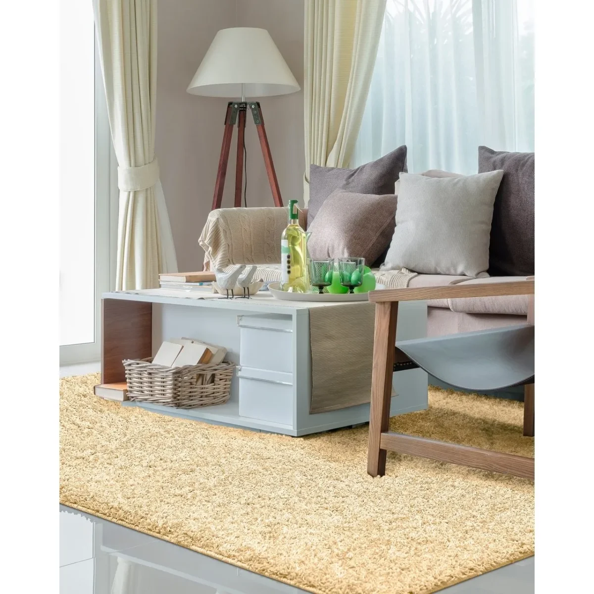 Covor 160x240cm 100% polipropilena Fiji Cream Bedora
