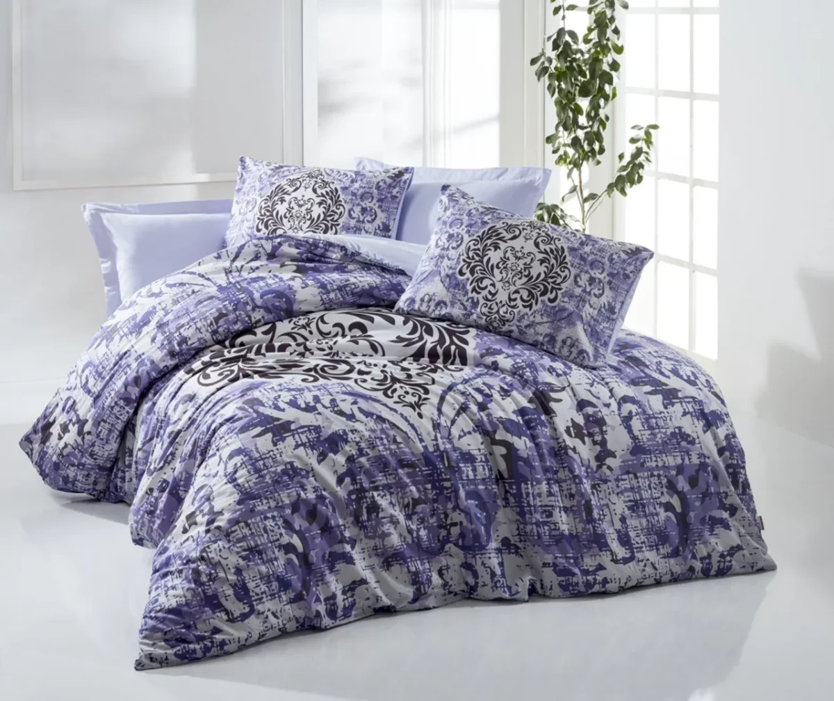 Lenjerie dubla 3 piese bumbac ranforce The Club Cotton Dama