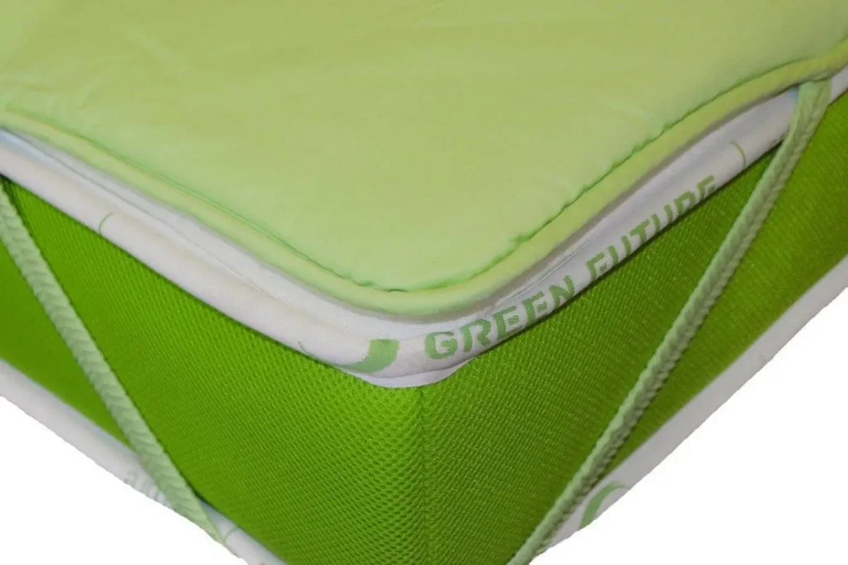 Protectie saltea impermeabila 70x140cm Nature Bamboo Kids Verde