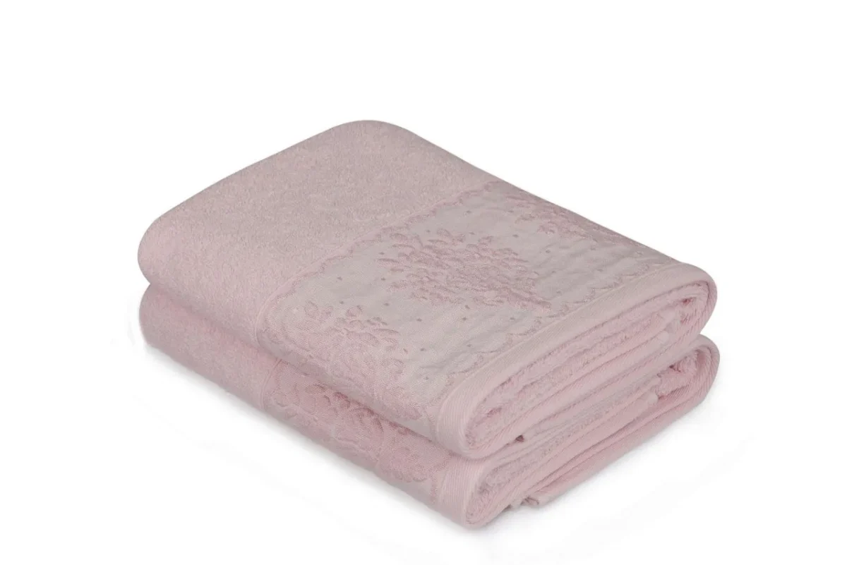 Set 2 prosoape de maini 50x90cm 100% bumbac Soft Kiss Buket