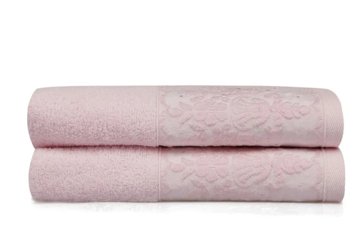 Set 2 prosoape de maini 50x90cm 100% bumbac Soft Kiss Buket