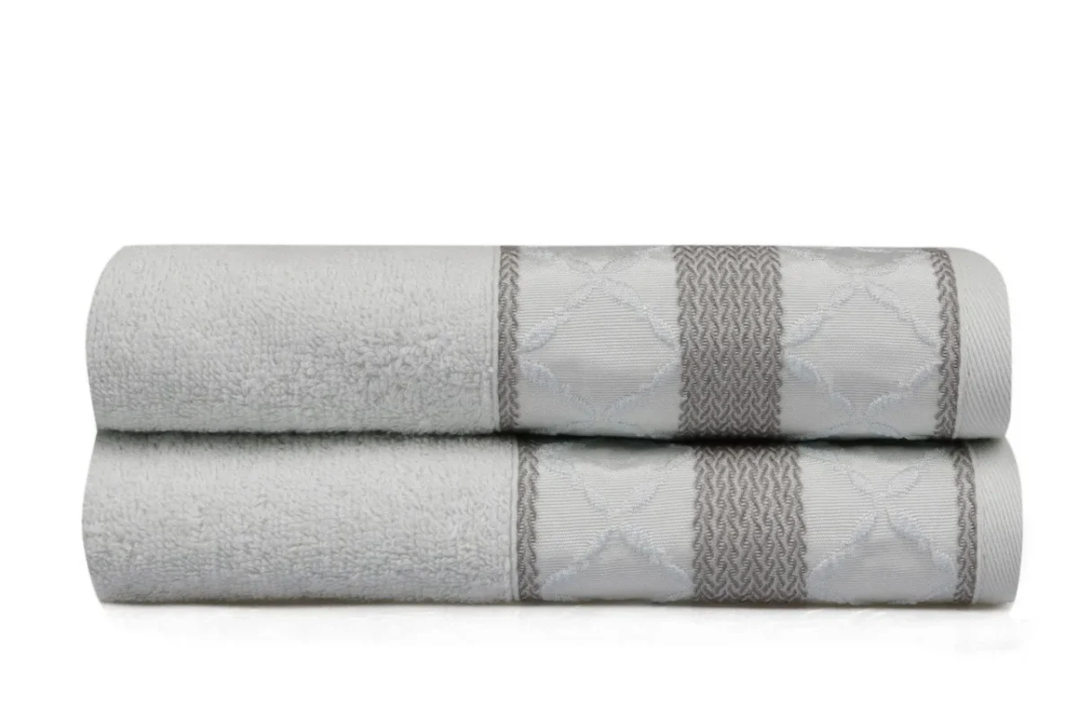 Set 2 prosoape de maini 50x90cm 100% bumbac Soft Kiss Kurdele Baklava