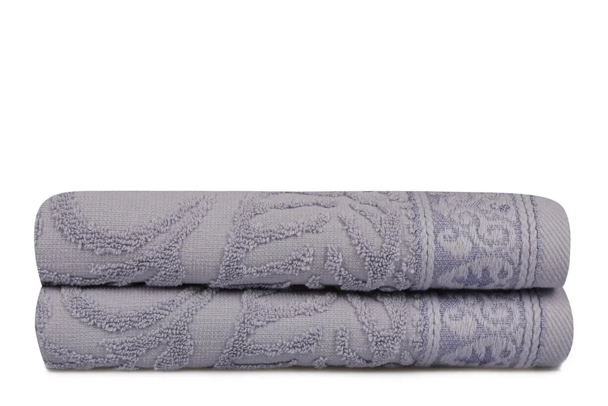 Set 2 prosoape de maini 50x90cm 100% bumbac Soft Kiss Noktalı Şal