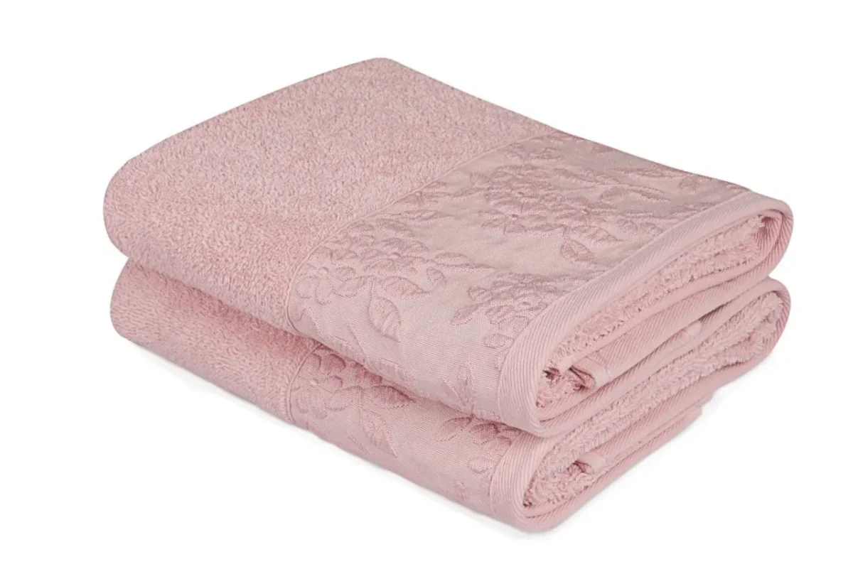 Set 2 prosoape de maini 50x90cm 100% bumbac Soft Kiss Pamela