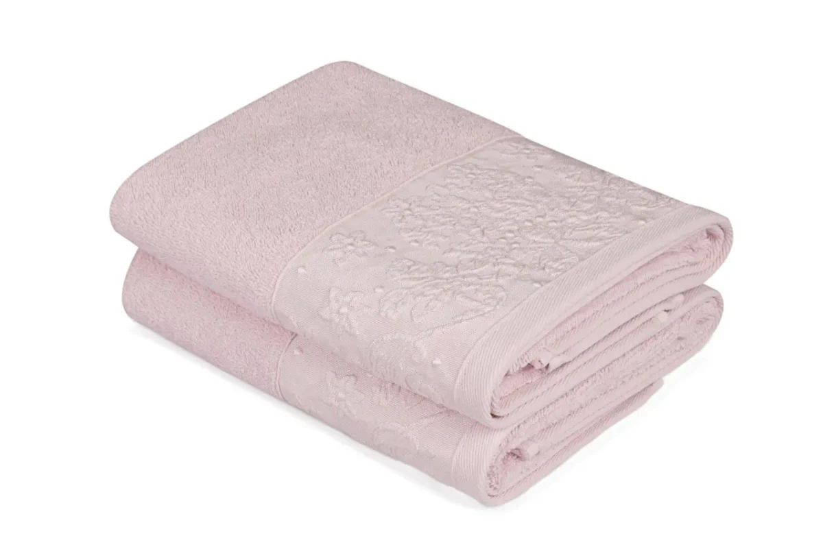 Set 2 prosoape de maini 50x90cm 100% bumbac Soft Kiss Saltanat