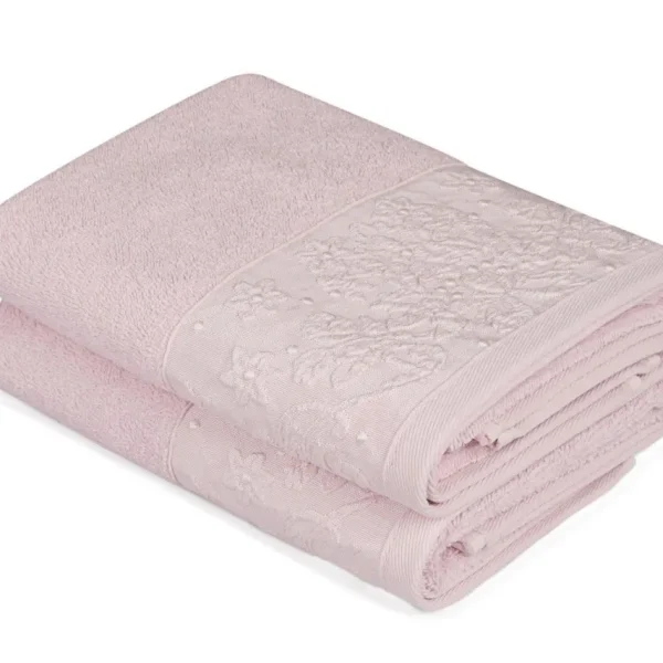 Set 2 prosoape de maini 50x90cm 100% bumbac Soft Kiss Saltanat